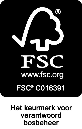 Vraag naar onze FSC®-gecertificeerde producten.